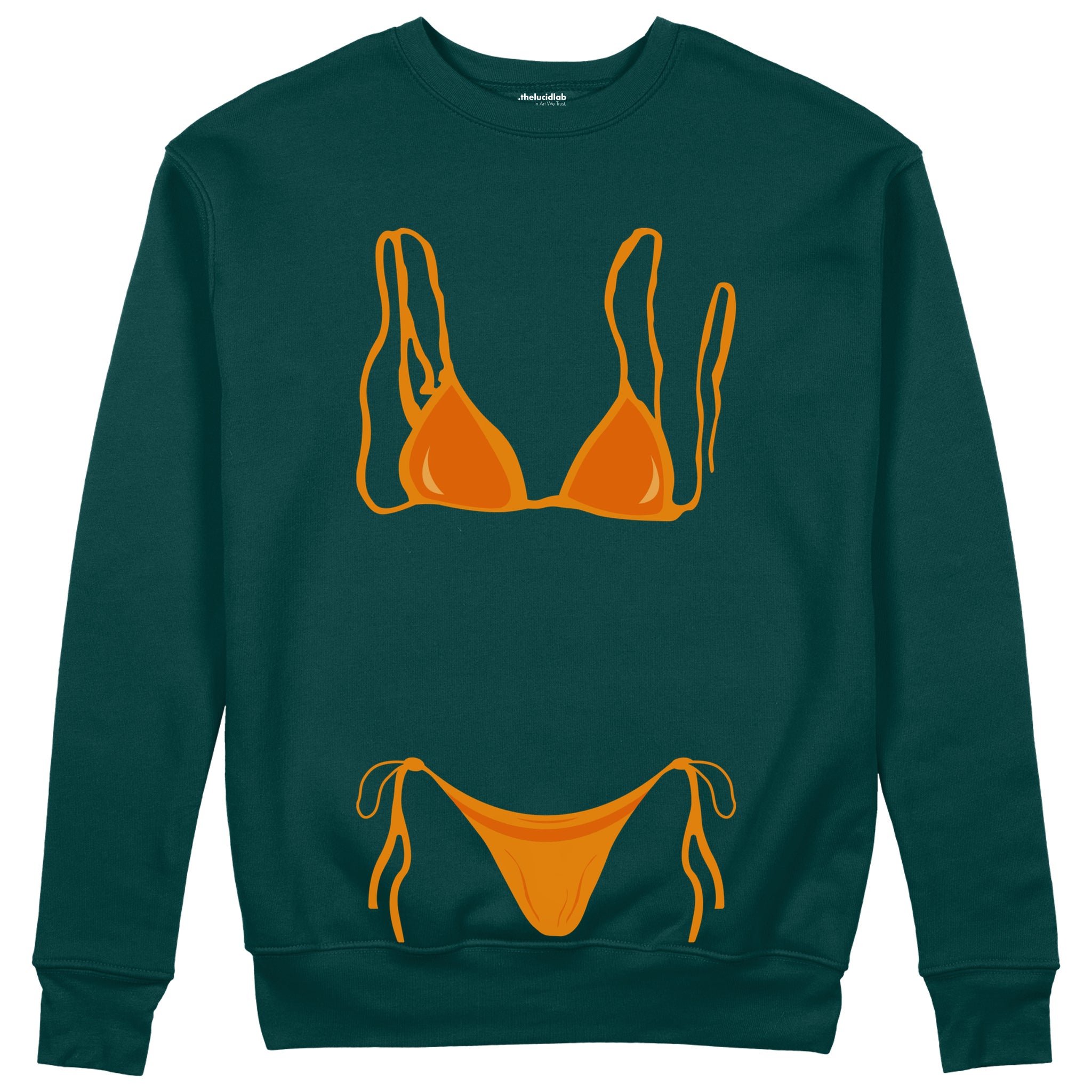 Orange Bikini Sweatshirt