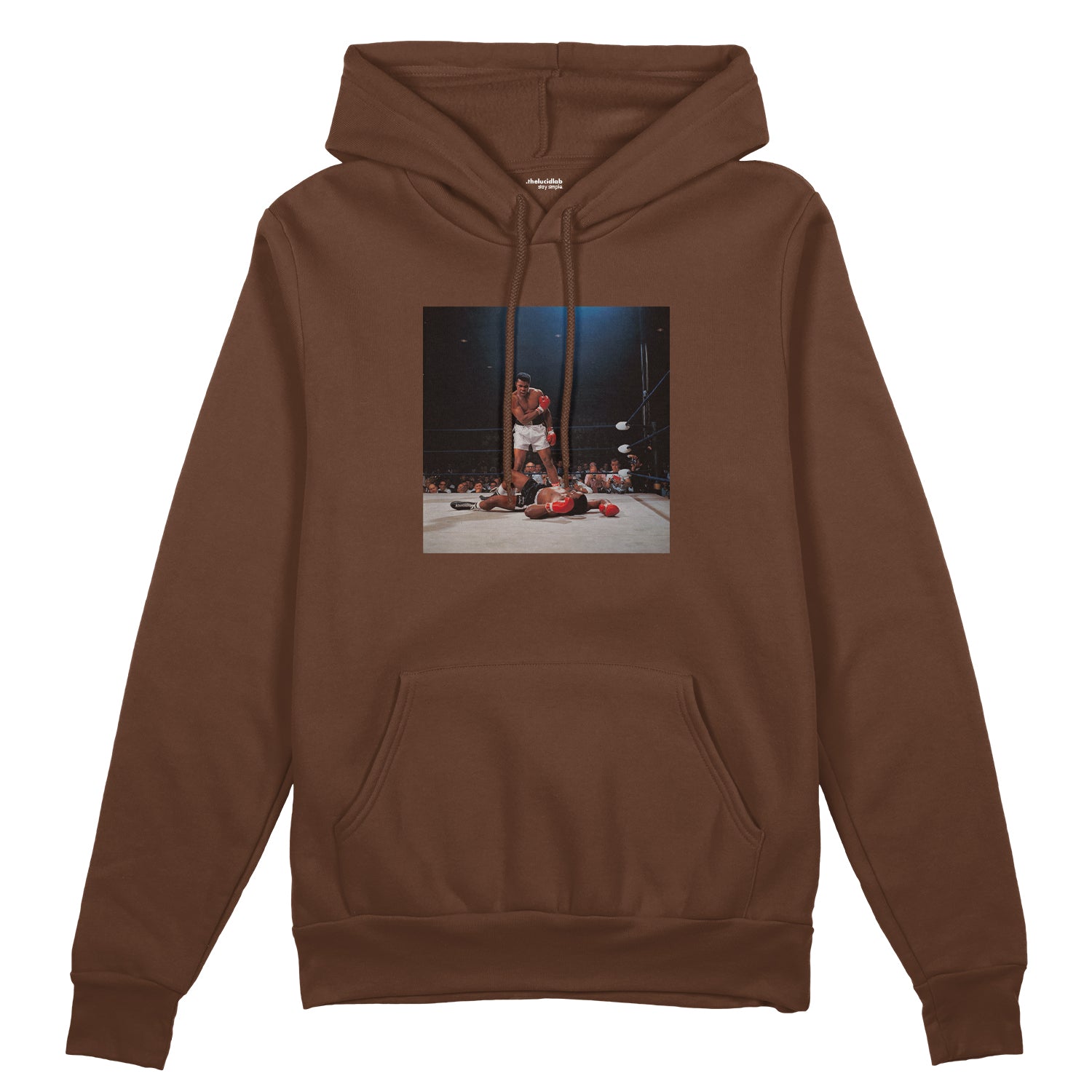 Muhammed Ali And Sonny Liston Usa 1965 Oversize Hoodie