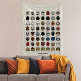 Star Wars Icons Duvar Örtüsü