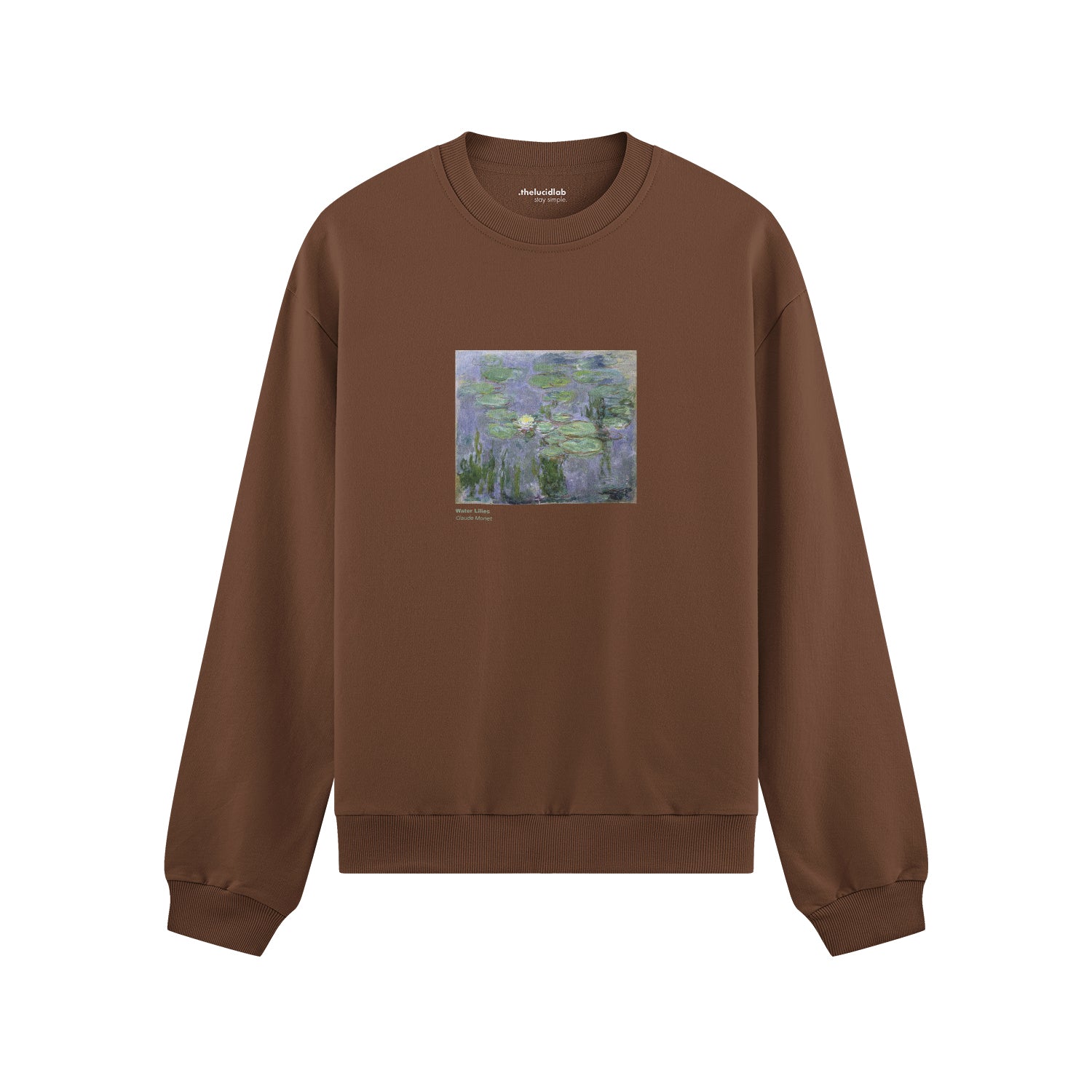 Water Lilies Oversize Sweatshirt