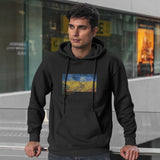 Buğday Tarlası ve Kargalar Oversize Hoodie