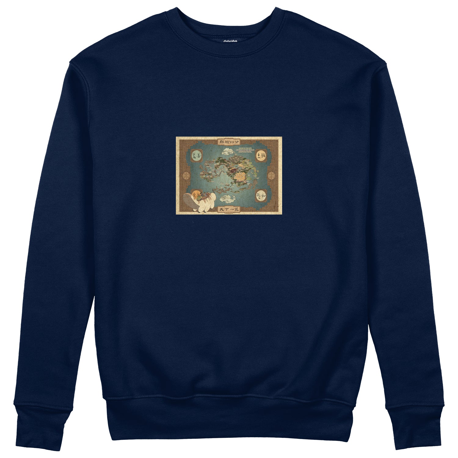 Avatar The Last Airbender Map Sweatshirt