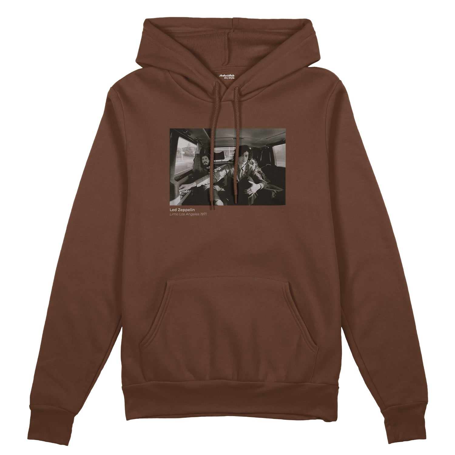 Led Zeppelin Limo Los Angeles 1971 Oversize Hoodie