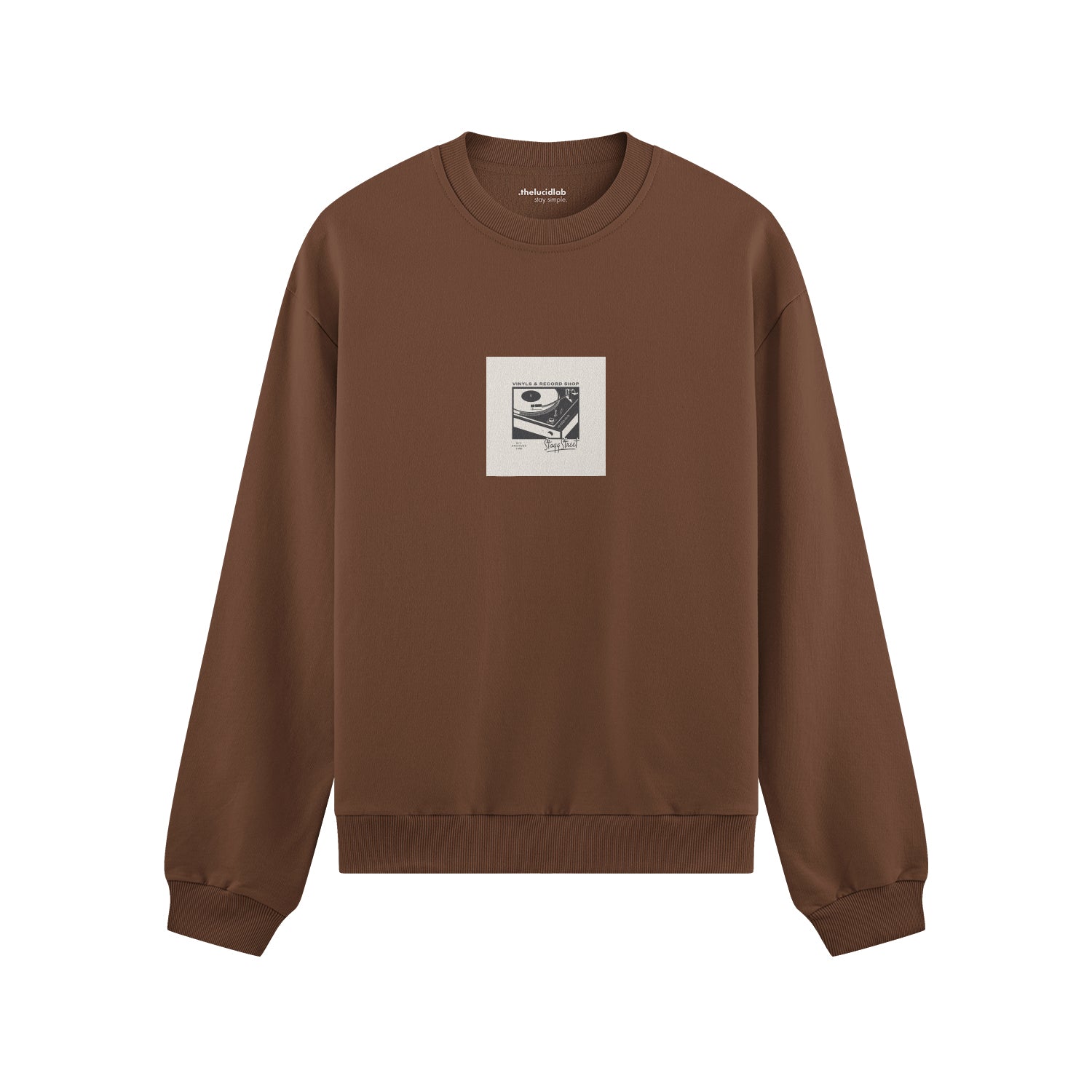 Vinyl Dreams Oversize Sweatshirt