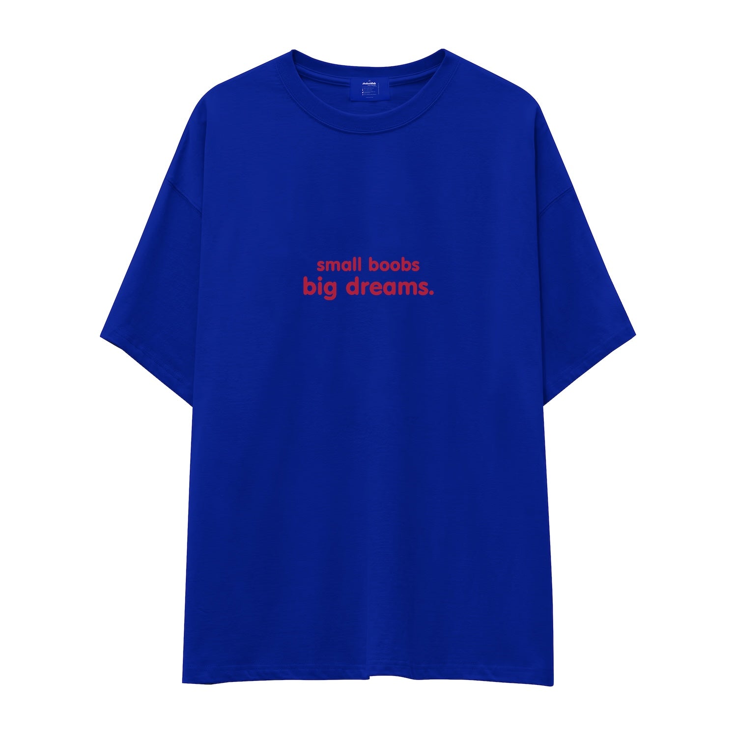 Small Boobs Big Dreams Oversize Tişört