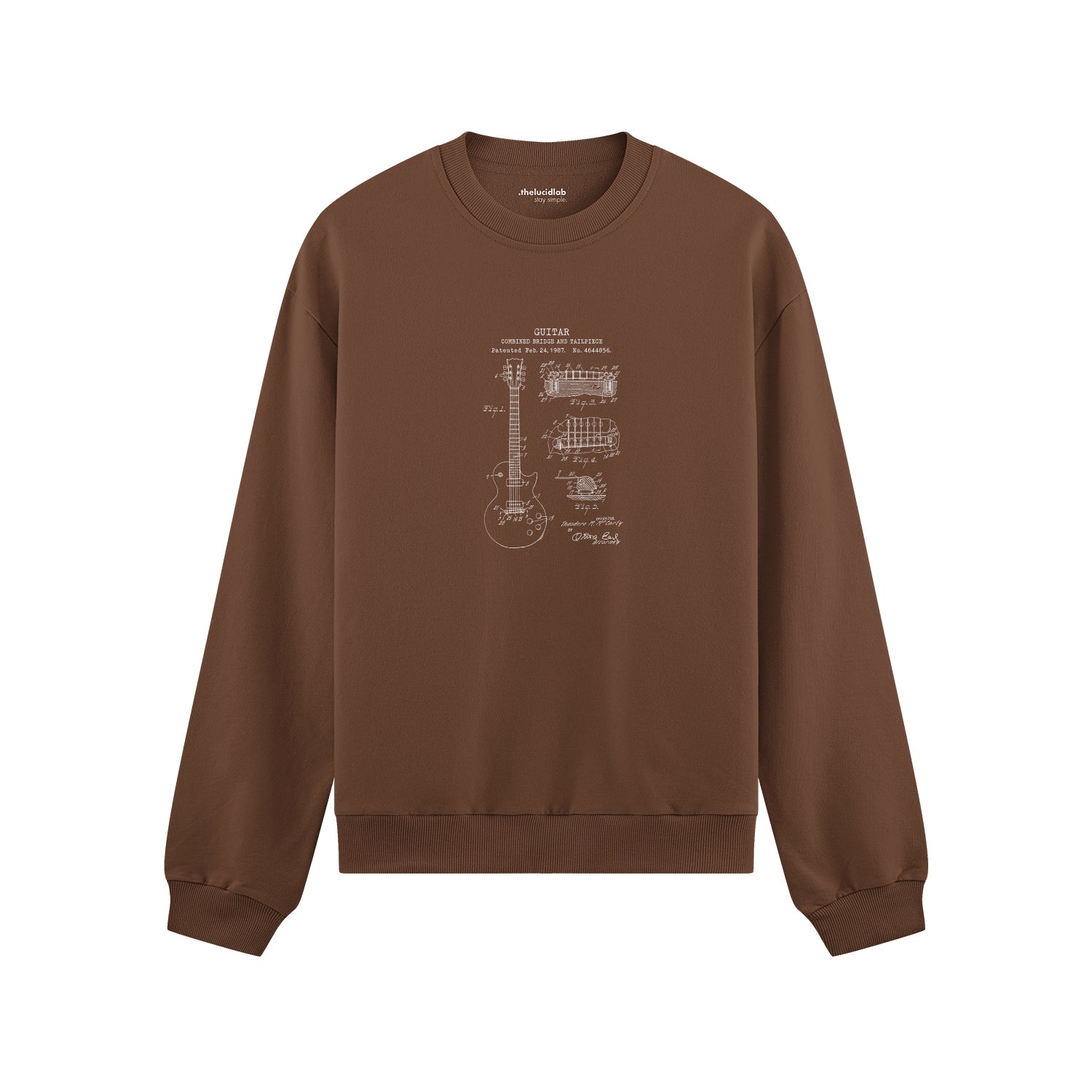 Gibson Les Paul Gitar Oversize Sweatshirt