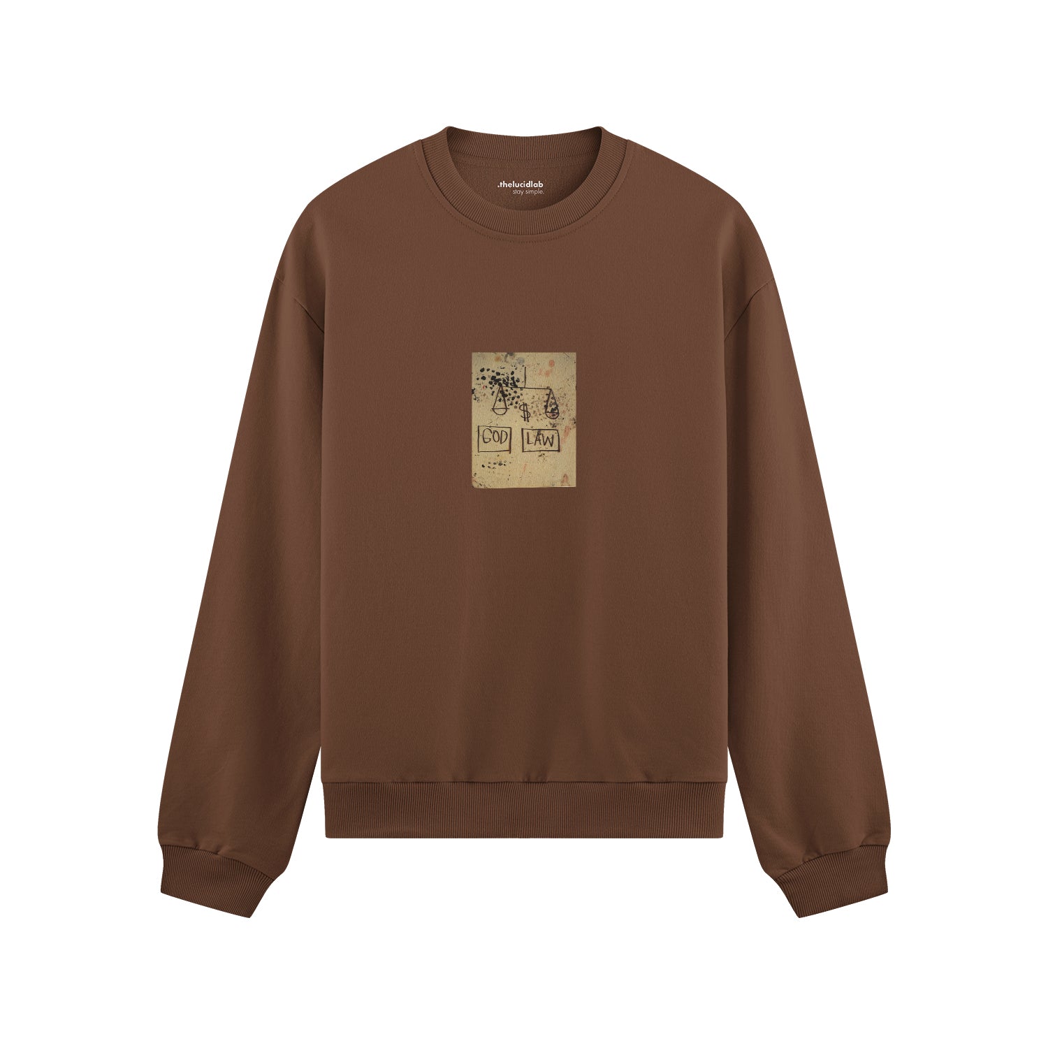 God, Law (1981) - Basquiat Oversize Sweatshirt