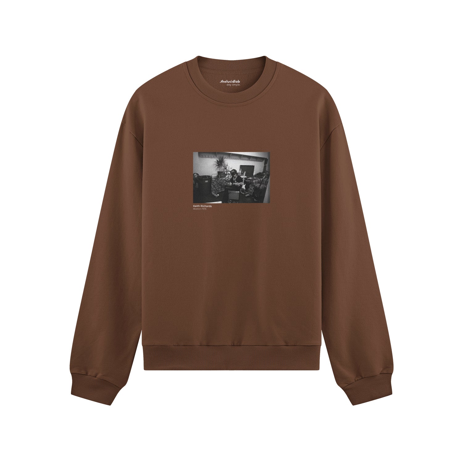 Keith Richards Boston 1975 Oversize Sweatshirt