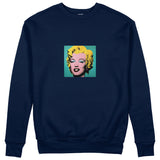 Andy Warhol / Marilyn Monroe Blue Sweatshirt