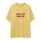 Adult Film Director Oversize Tişört