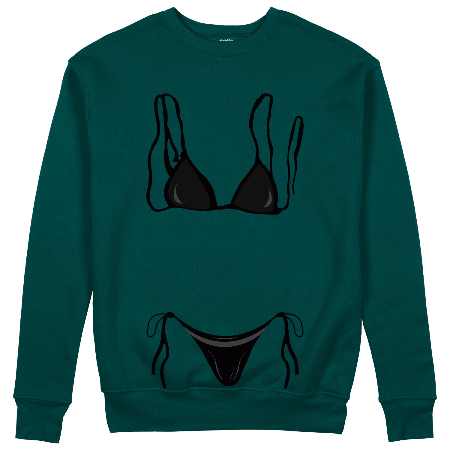 Black Bikini Sweatshirt