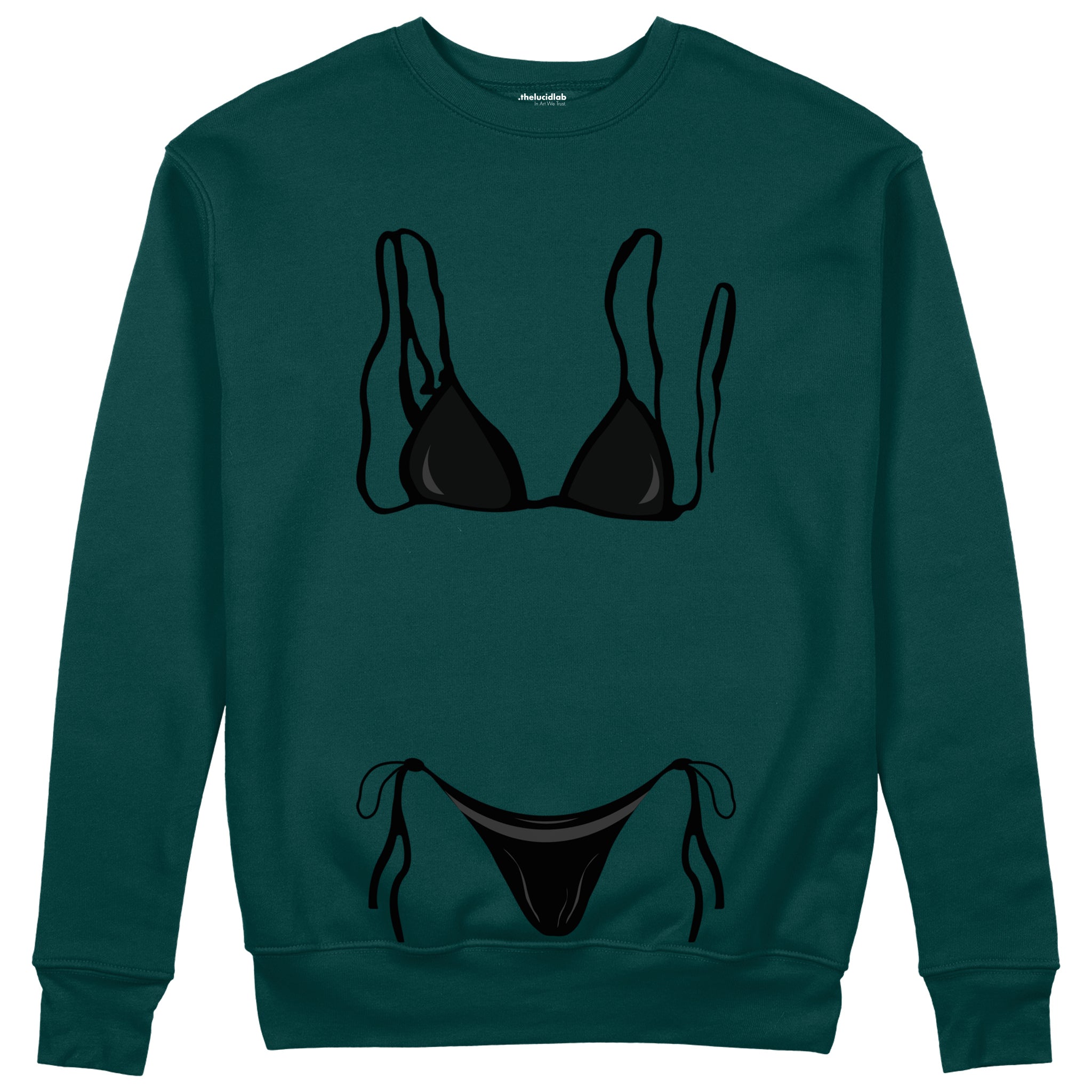 Black Bikini Sweatshirt