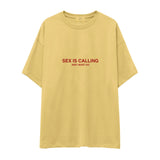 Sex is Calling Oversize Tişört