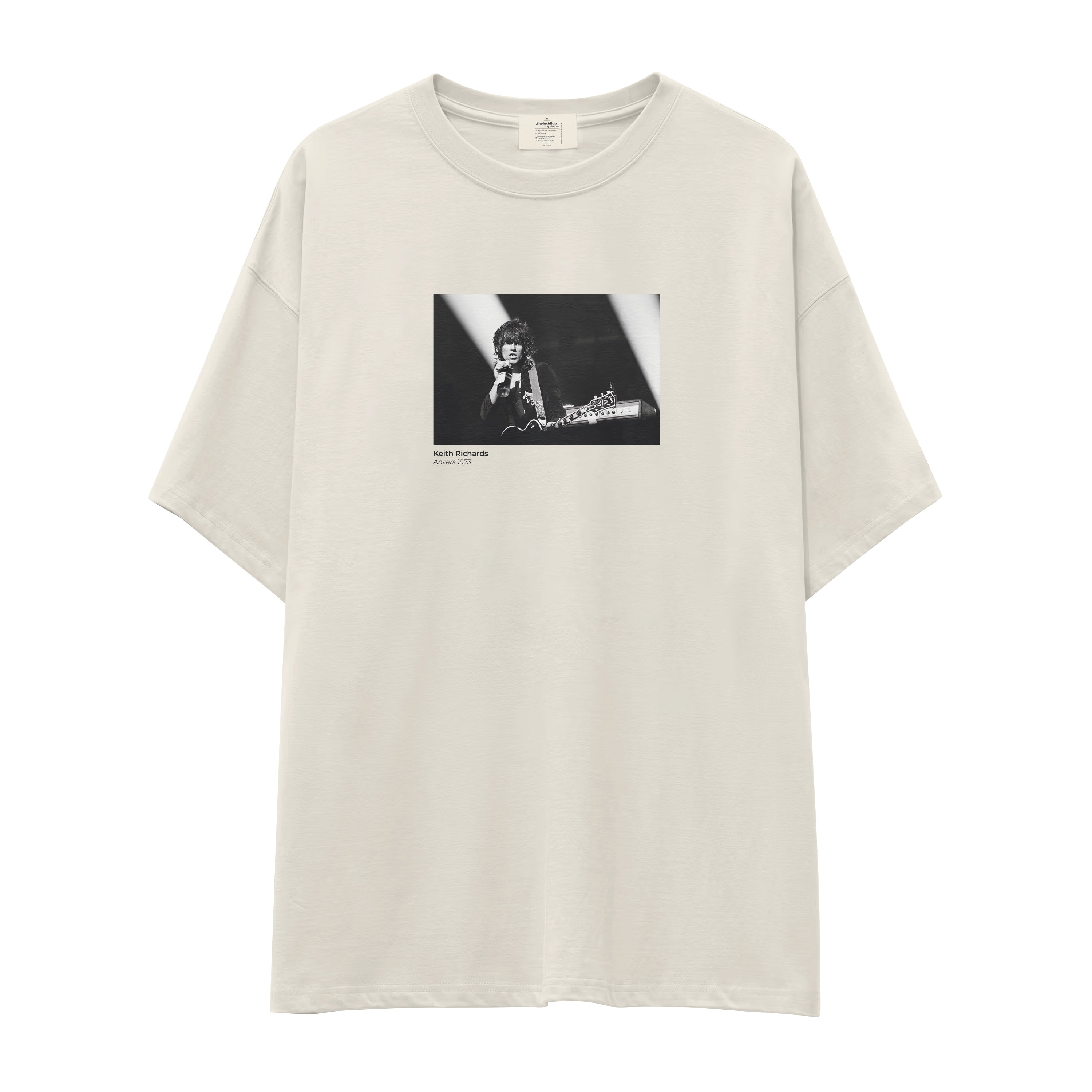 Keith Richards Anvers 1973 Oversize Tişört
