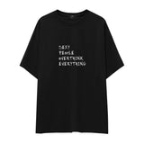 Sexy People Overthink Oversize Tişört
