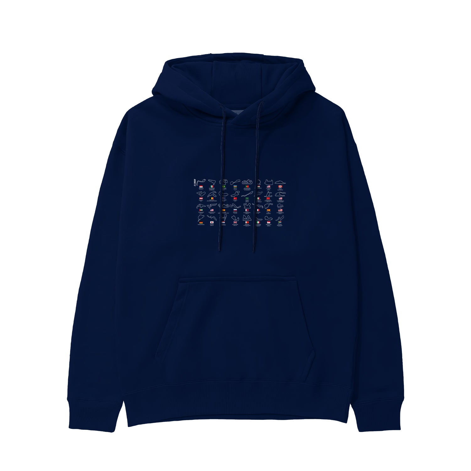 All Tracks / Formula 1 Pistleri Hoodie