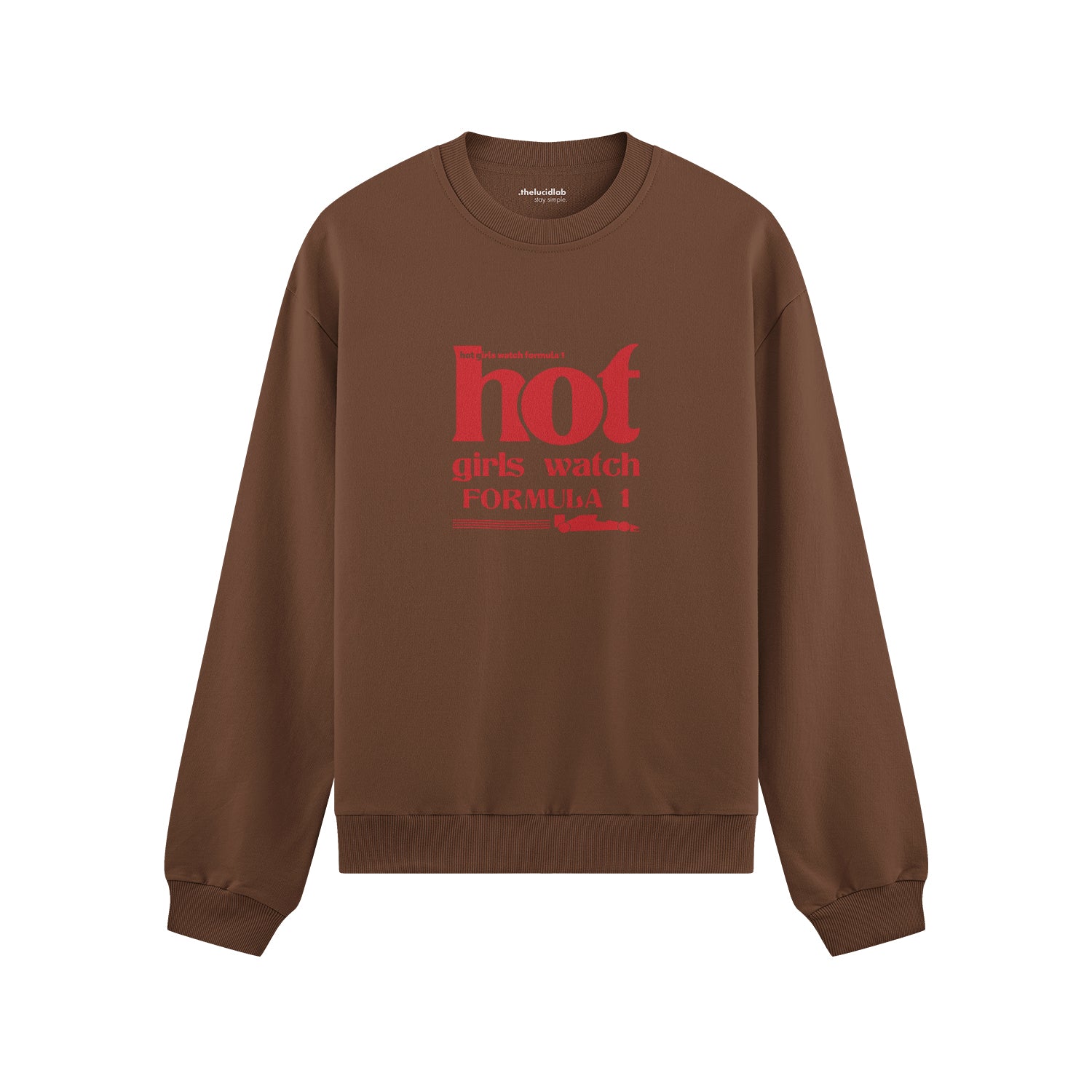 Hot Girls Watch Formula 1 Oversize Sweatshirt