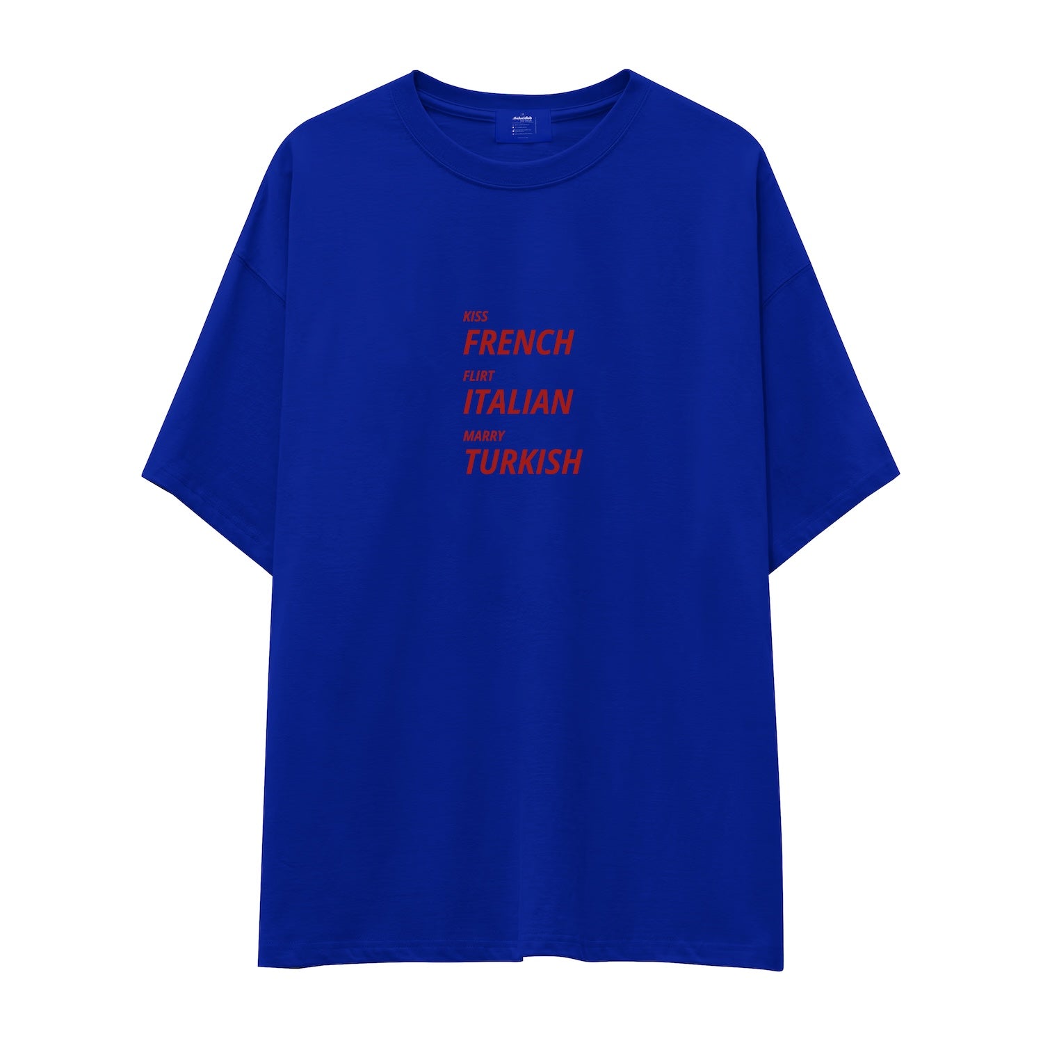 Kiss Flirt Marry Oversize Tişört