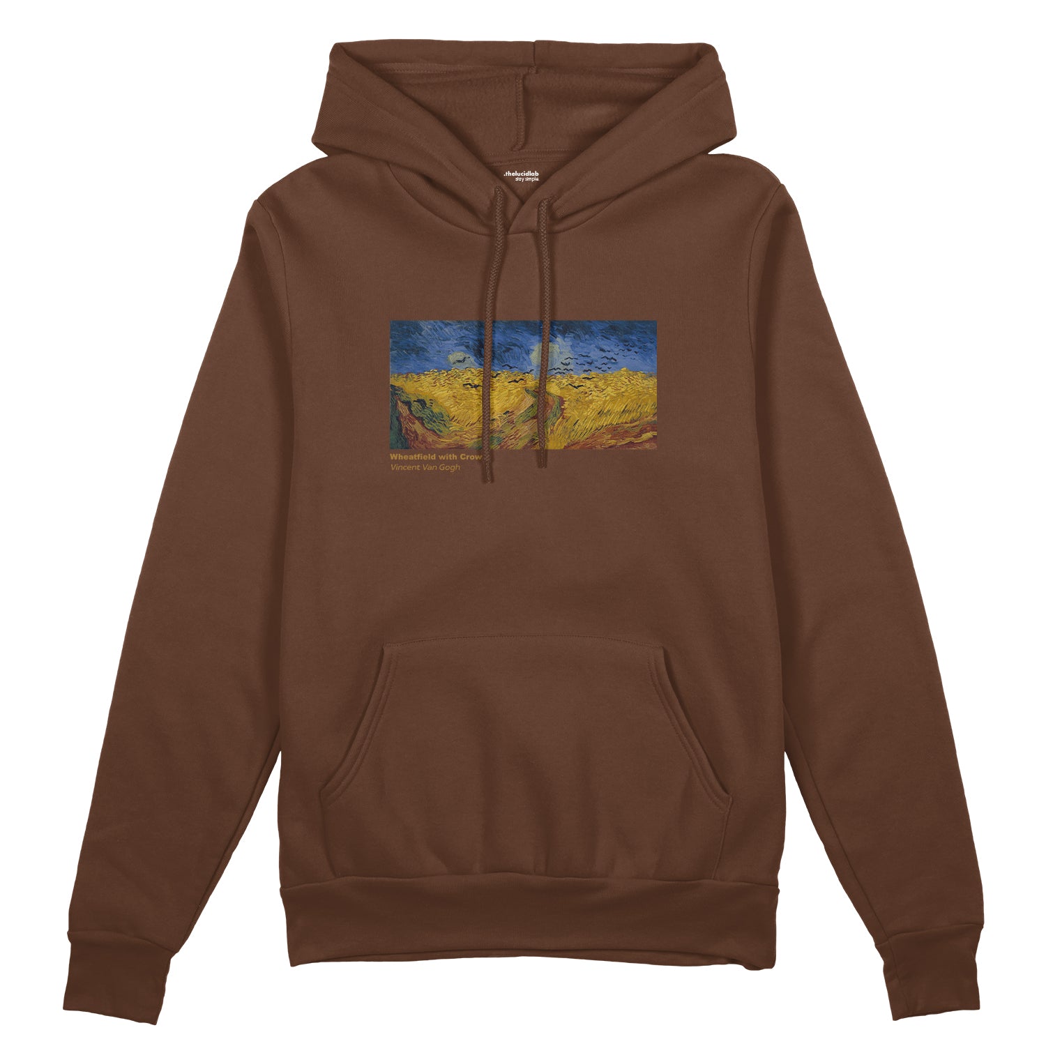 Buğday Tarlası ve Kargalar Oversize Hoodie