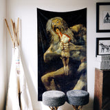Saturn Devouring His Son Duvar Örtüsü