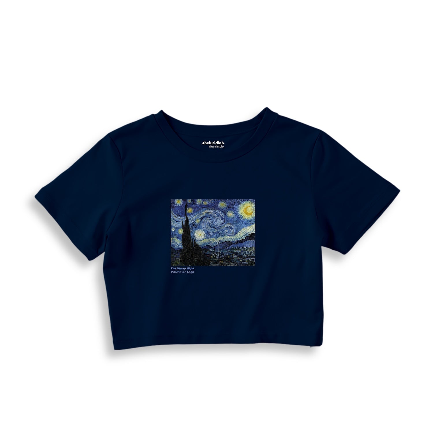 The Starry Night Crop Tişört