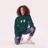 Tangled Christmas Cats Hoodie