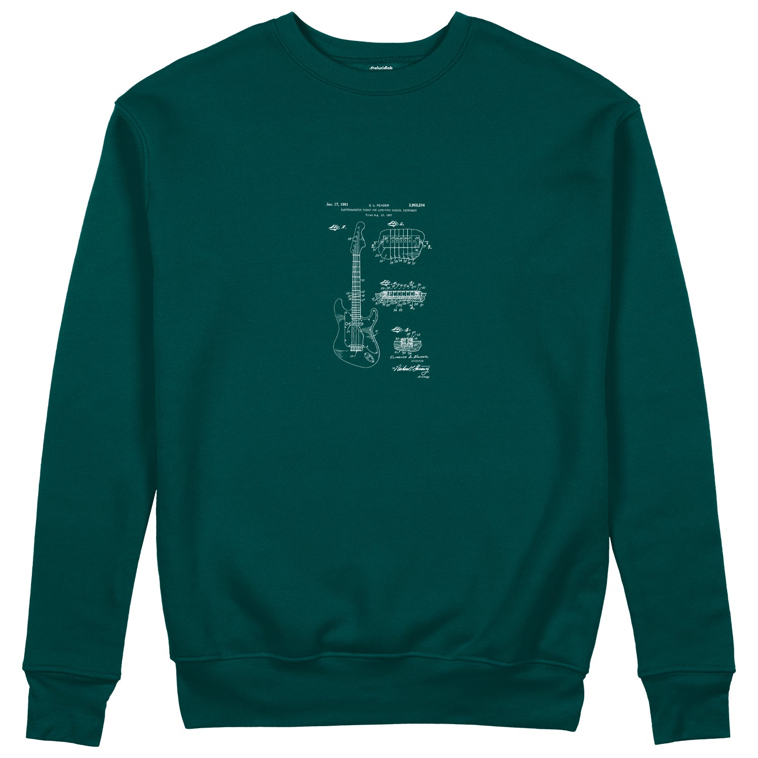 Fender Stratocaster Gitar Sweatshirt