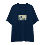 Kanagawa Oki Nami Ura Oversize Tişört