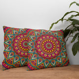 Mandala Çift Taraflı Kırlent Kılıfı 2 Adet