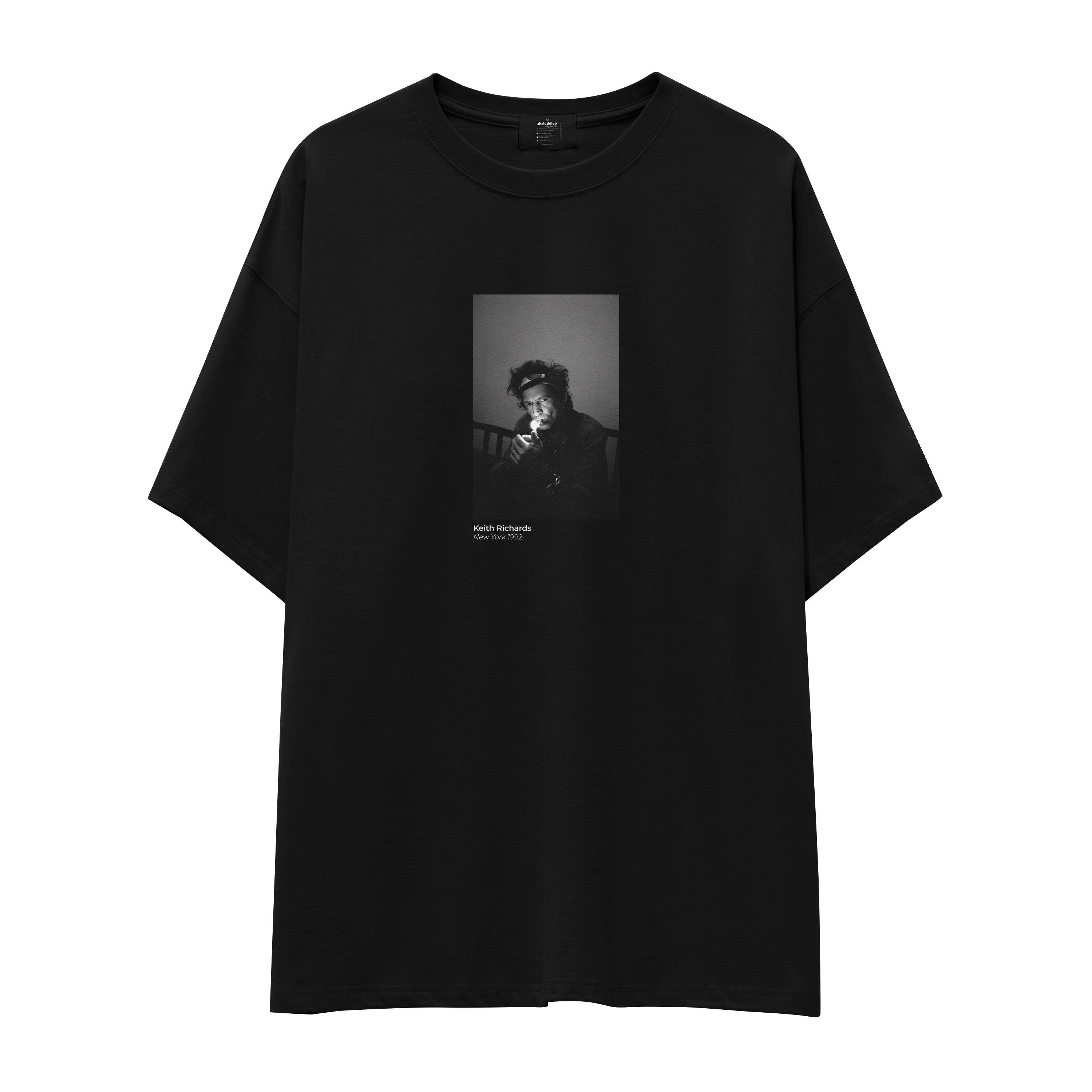 Keith Richards New York 1992 Oversize Tişört