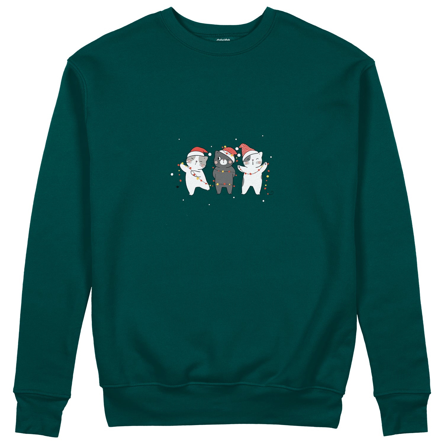 Tangled Christmas Cats Sweatshirt