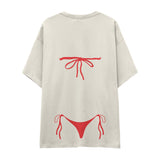Red Bikini Oversize Tişört