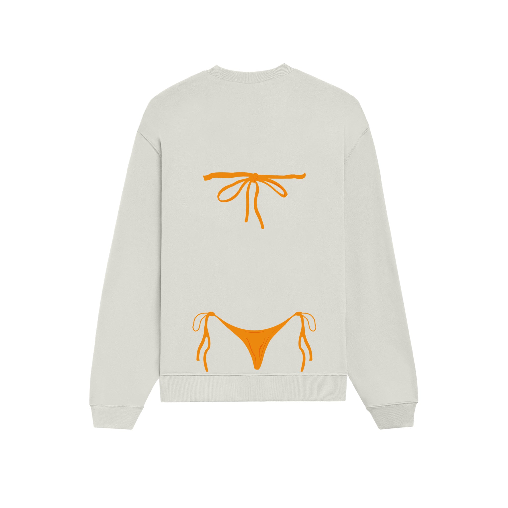 Orange Bikini Oversize Sweatshirt