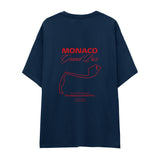 Monako Grand Prix Oversize Tişört