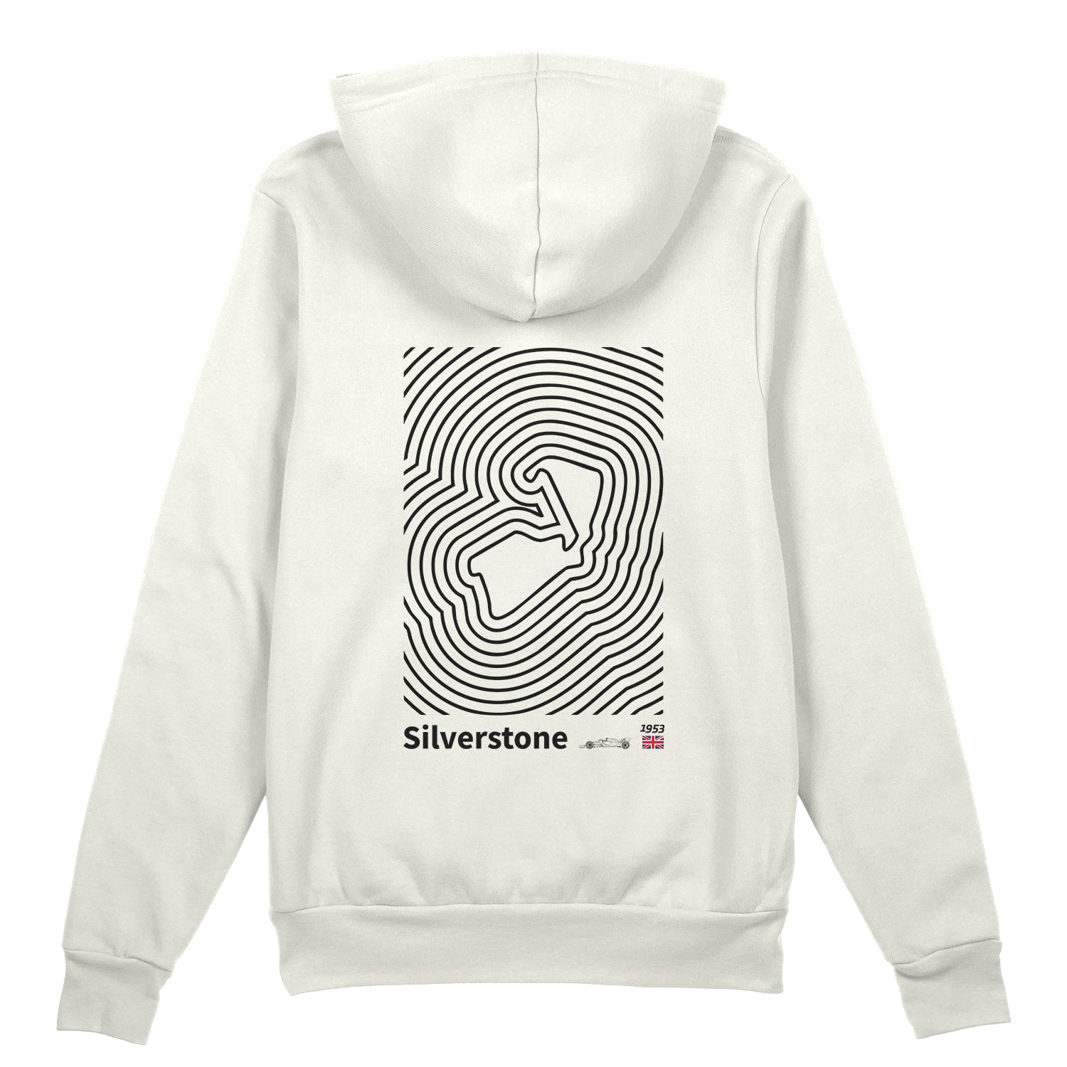 Silverstone Circuit Artwork Oversize Hoodie
