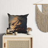 The Storm on the Sea of Galilee Çift Taraflı Kırlent Kılıfı 2 Adet