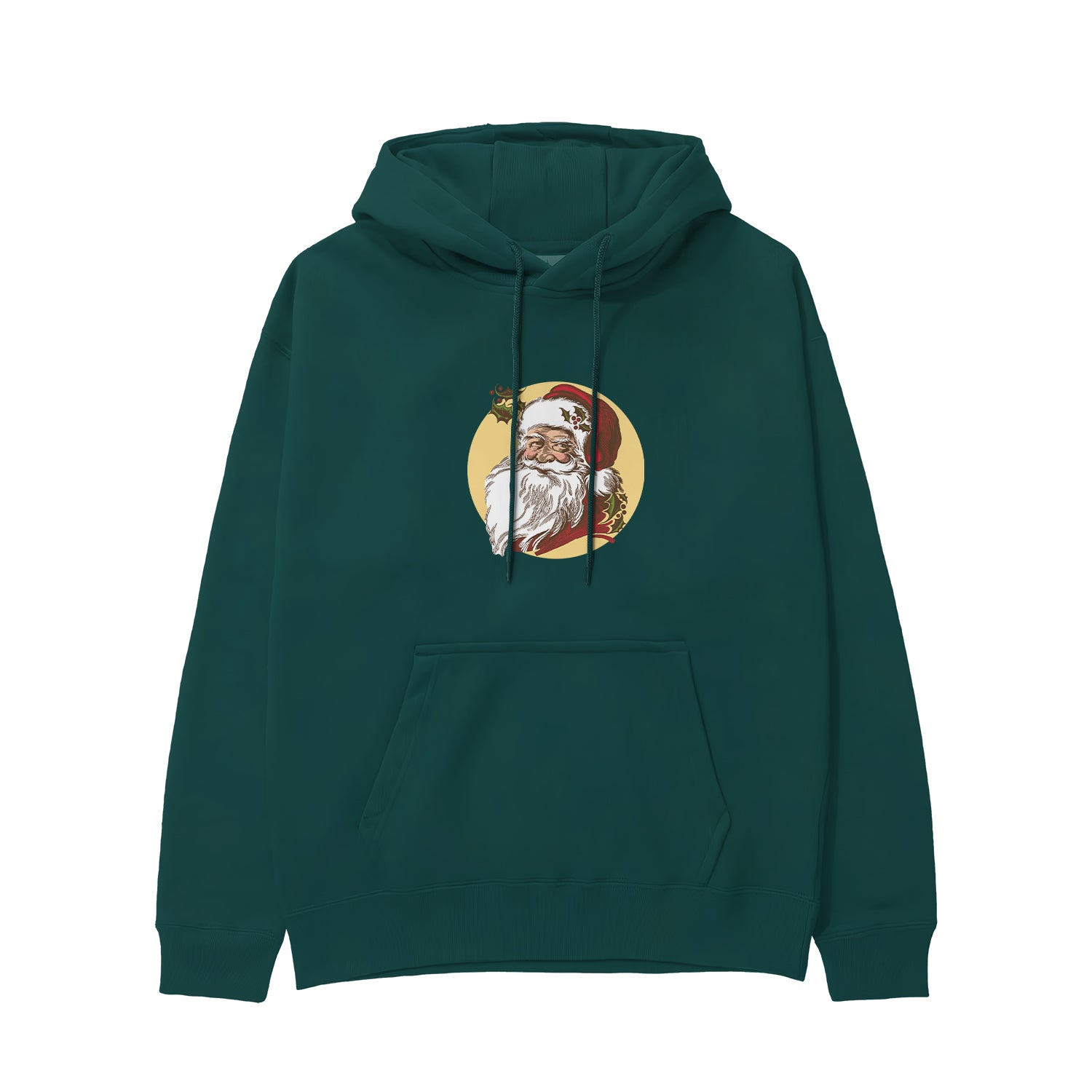 Vintage Santa Portrait Hoodie