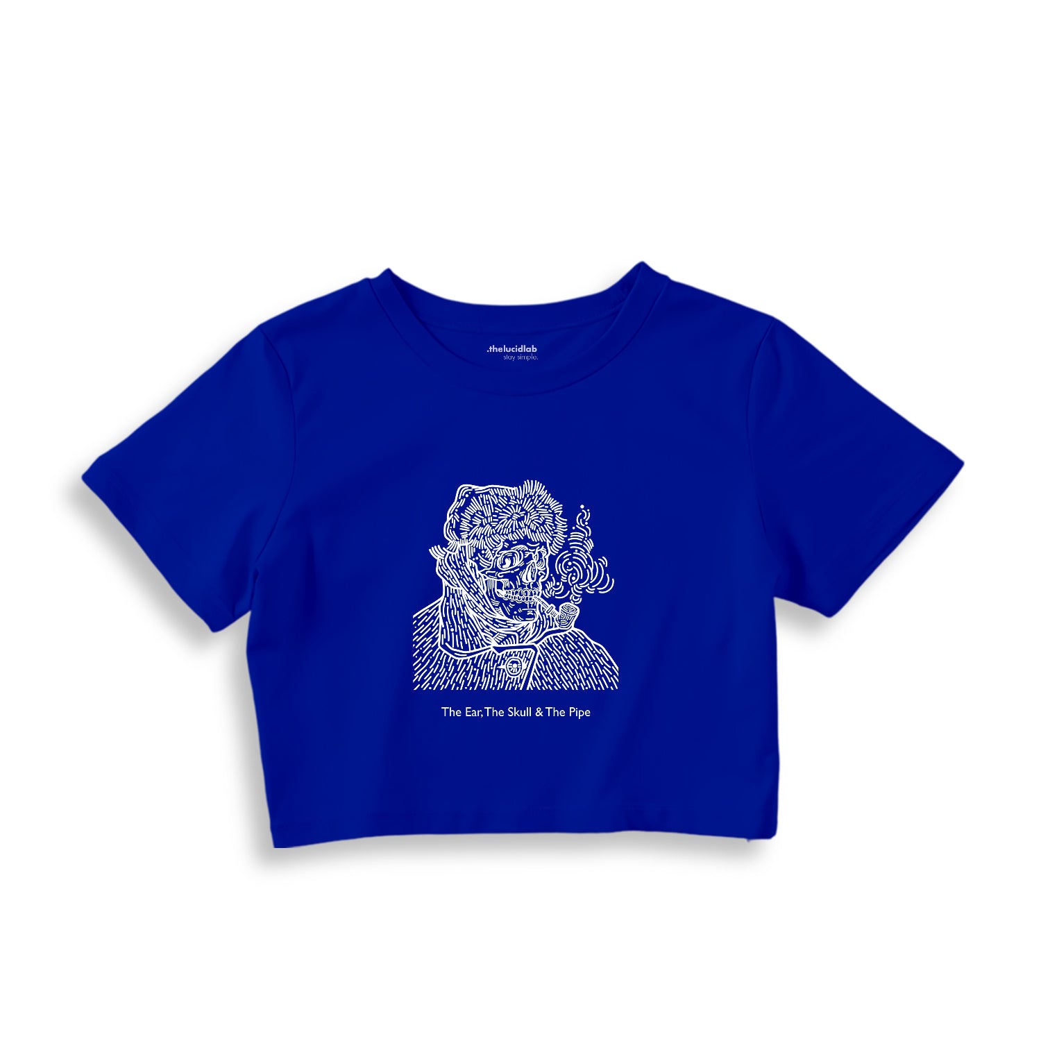 The Ear, The Skull & The Pipe Crop Tişört