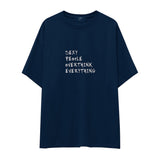 Sexy People Overthink Oversize Tişört