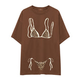 Leopard Bikini Oversize Tişört