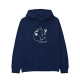 Wine Lover Cat Hoodie
