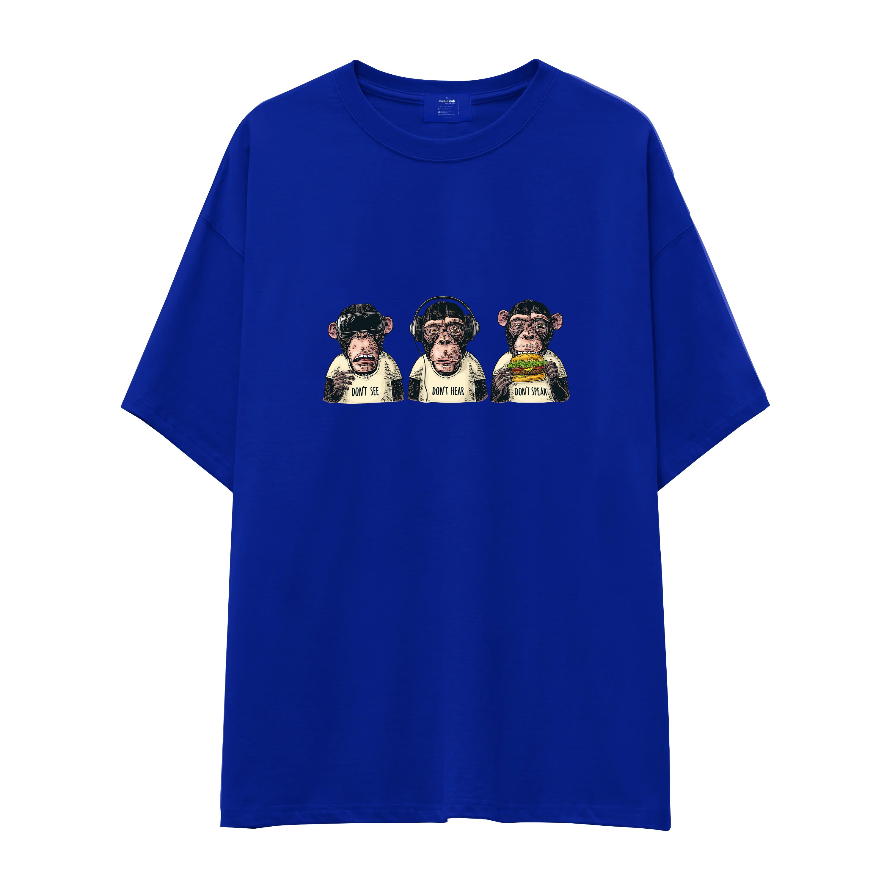Diplomatic Monkeys Oversize Tişört