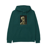 Skull of a Skeleton with Burning Cigarette Hoodie