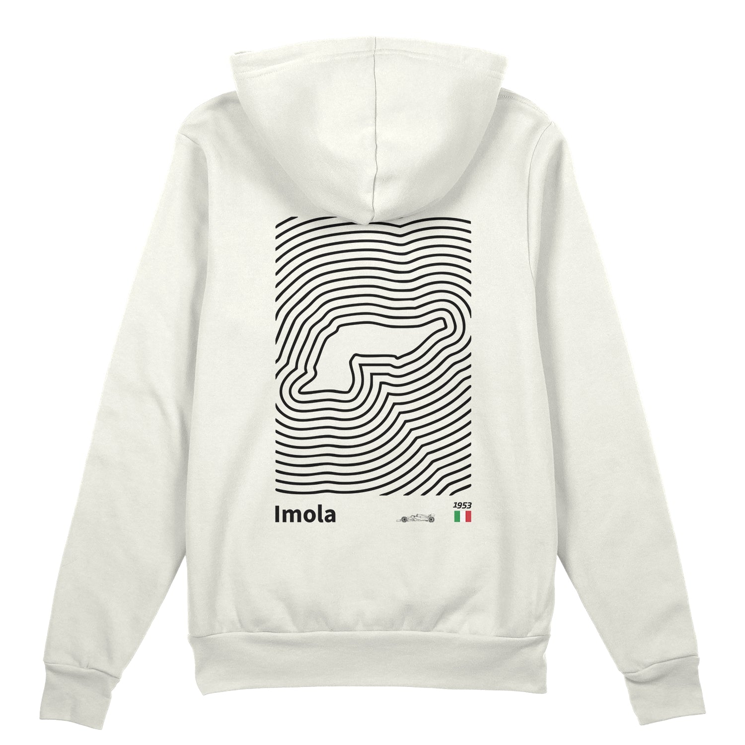 Imola Circuit Artwork Oversize Hoodie
