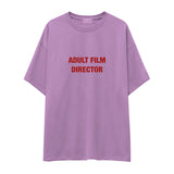 Adult Film Director Oversize Tişört