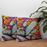 Cactus Çift Taraflı Kırlent Kılıfı 2 Adet