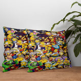 Simpsons Çift Taraflı Kırlent Kılıfı 2 Adet