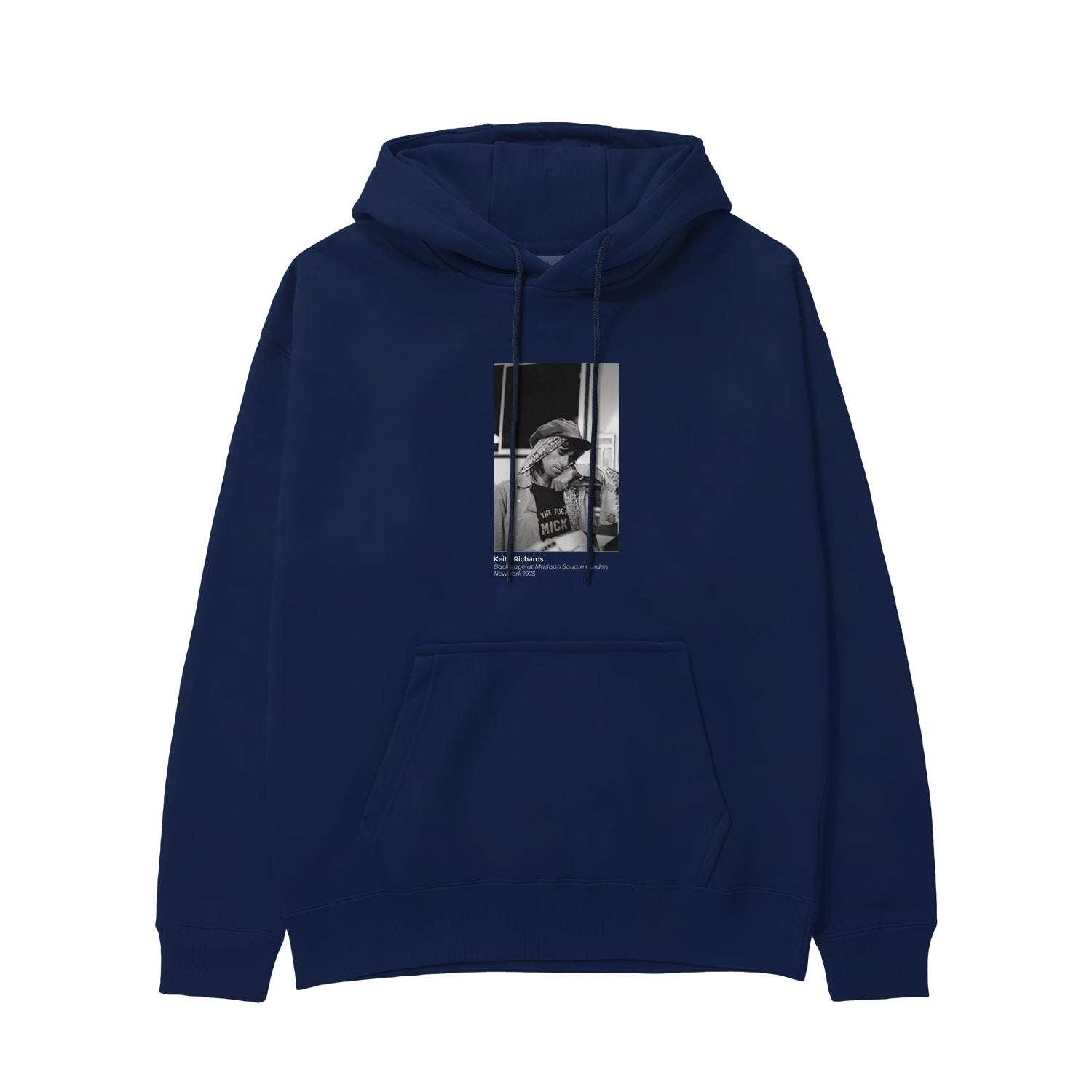 Keith Richards backstage at Madison Square Garden New York 1975 Hoodie