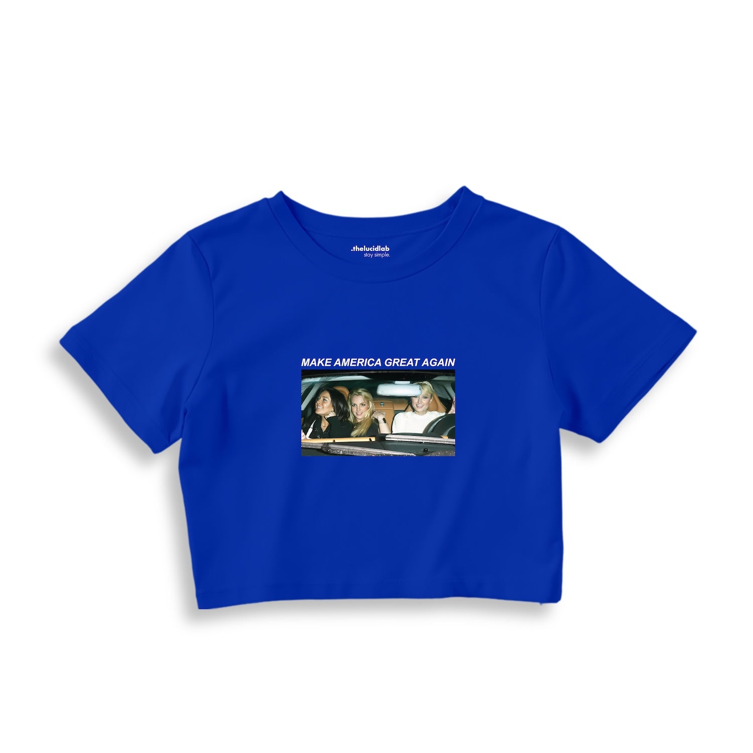 Make America Great Again Crop Tişört