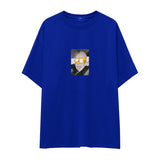 Albert Einstein / Homer Simpson Oversize Tişört